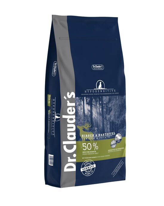 Dr.Clauder's HYPOSENSITIVE PLUS Venison&Potato 11.5kg - for adult dogs 